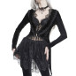 Jacke aus Samt und Spitze