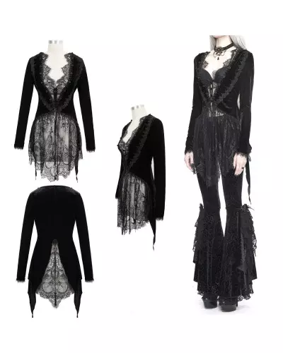 Jacket Made of Velvet and Lace from Devil Fashion Brand at €89.00