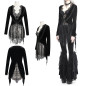 Jacke aus Samt und Spitze