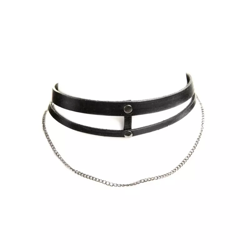 Double Choker with Chain from Crazyinlove Brand at €14.00