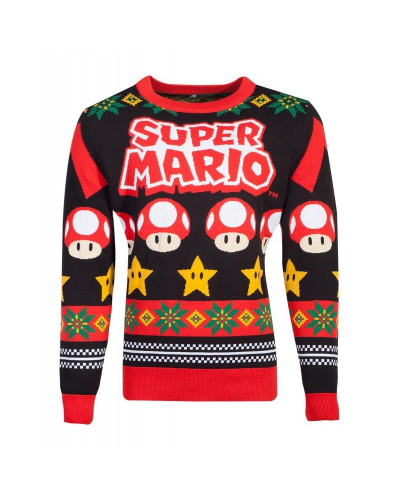 Christmas Sweater Super Mario
