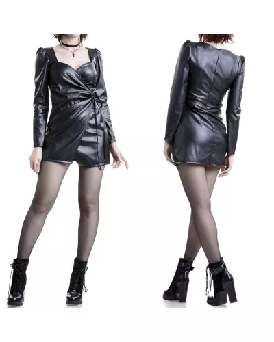 Faux Leather Dress from Style Brand at €19.90