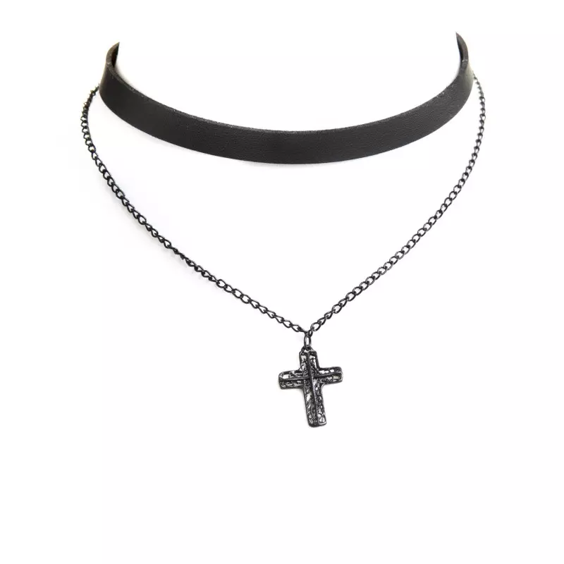 Halsband mit Kreuz der Crazyinlove -Marke für 9,00 €
