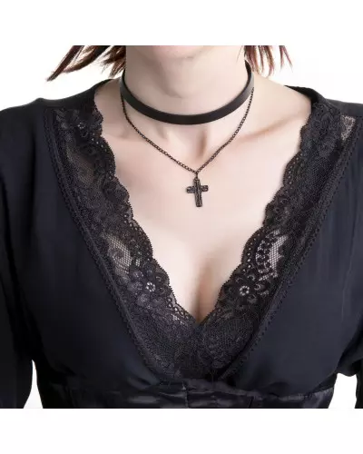 Choker with Cross from Crazyinlove Brand at €9.00