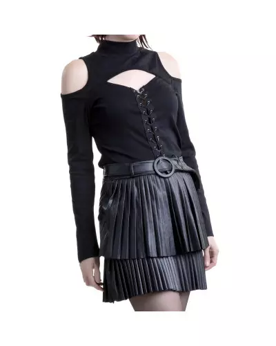 Short Faux Leather Skirt from Style Brand at €19.50