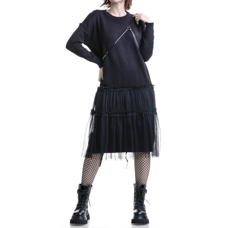 Vestido con Falda de Tul