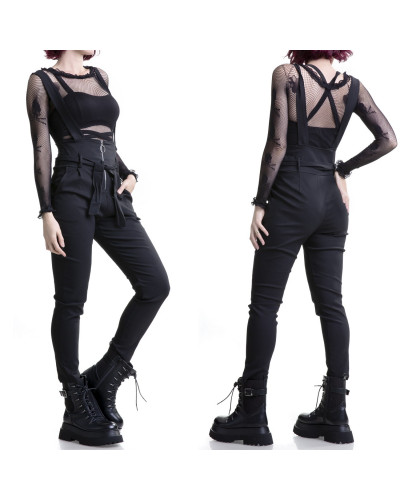Mesh T-Shirt with Skulls