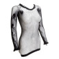 T-Shirt en Grille avec Crânes