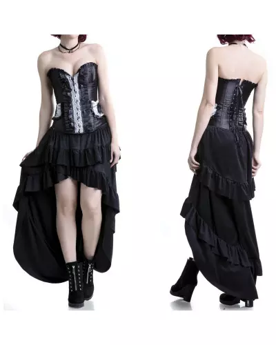 Black Corset with White Lace from Style Brand at €25.00