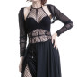 Mesh Catsuit with Floral Design