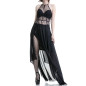 Catsuit aus Netzstoff mit Blumenmuster