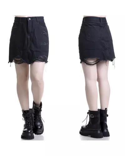 Black Denim Skirt from Style Brand at €19.00