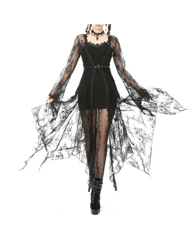 CHAQUETA DE ENCAJE GOTICA