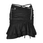 Asymmetric Skirt with Ruffles