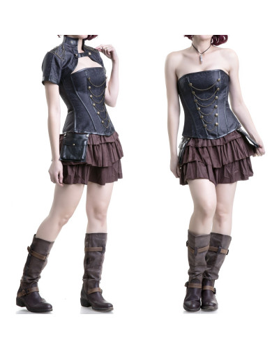 Brown Miniskirt