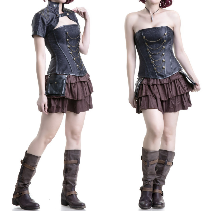 Brown Miniskirt