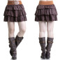 Minijupe Marron