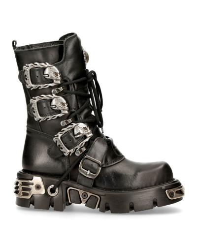 Unisex New Rock Stiefel mit Schnallen