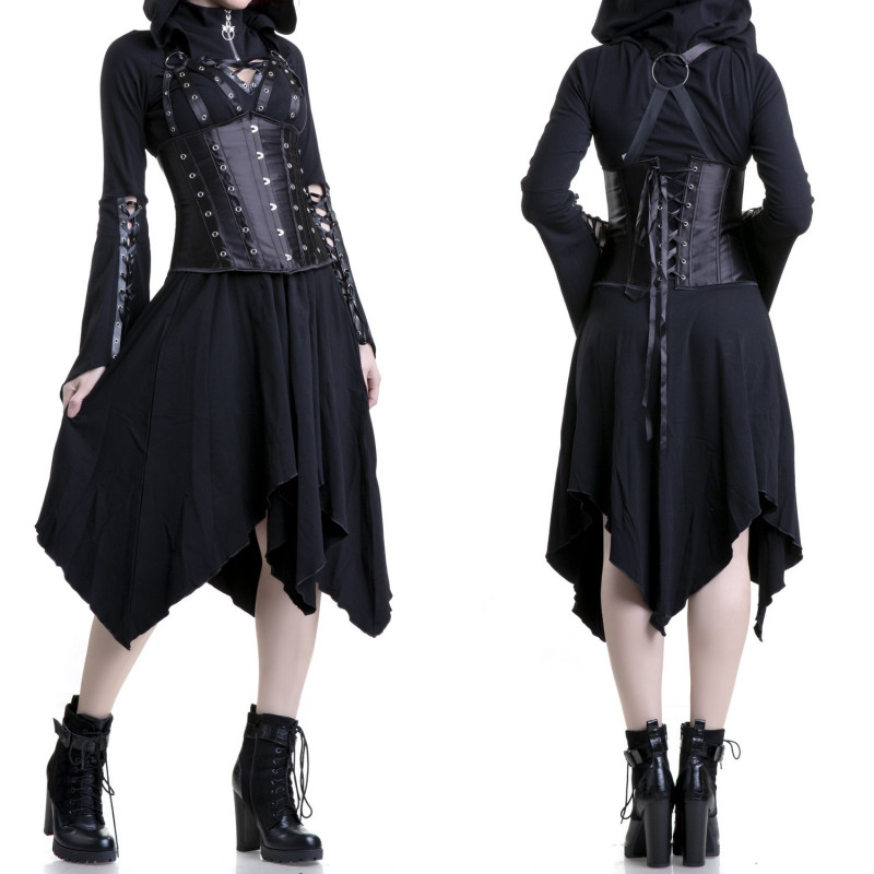 Unterbrust-Korsett mit Harness-Design