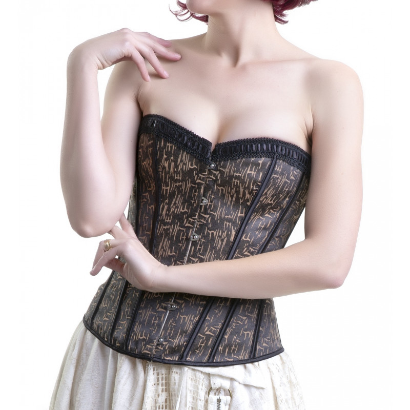 CORSET PLATEADO