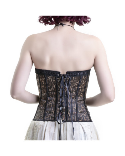 CORSET PLATEADO