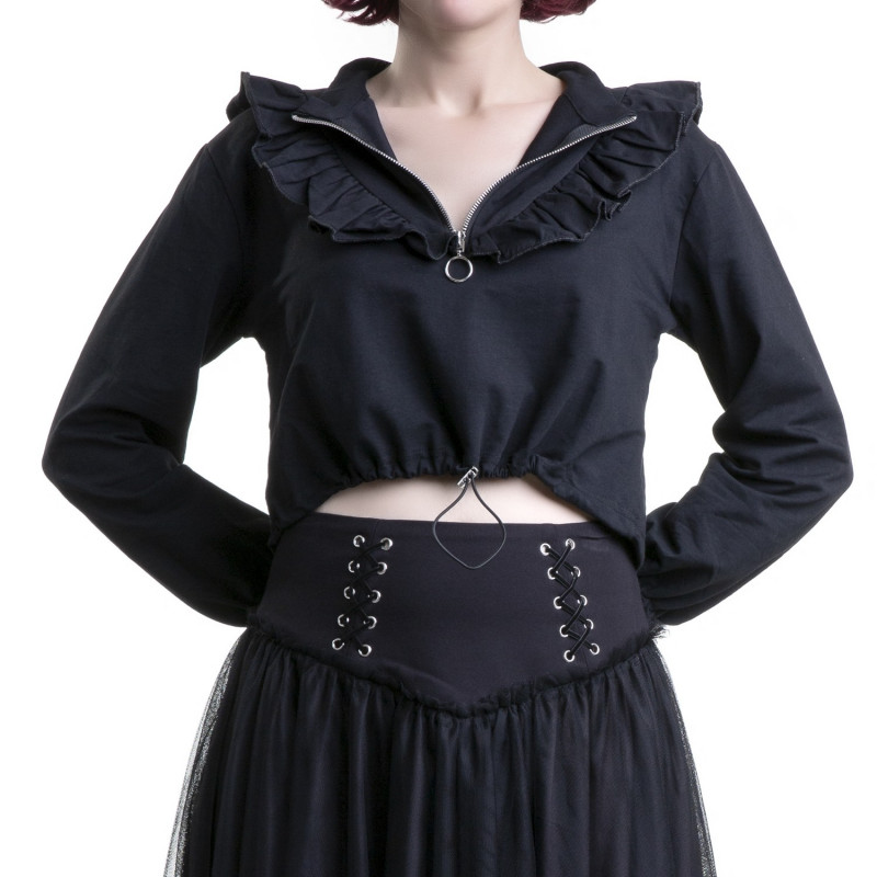 crop top negro
