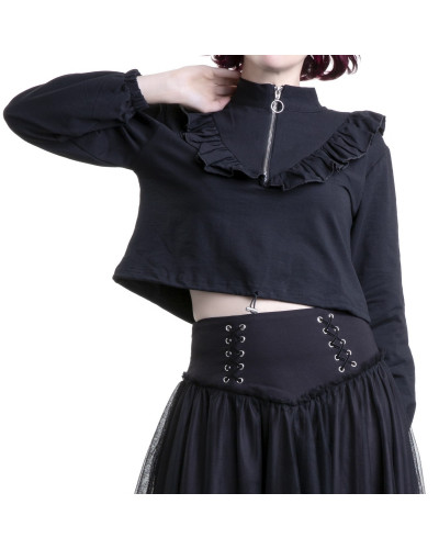 crop top negro