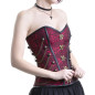 Rotes Korsett mit Ketten