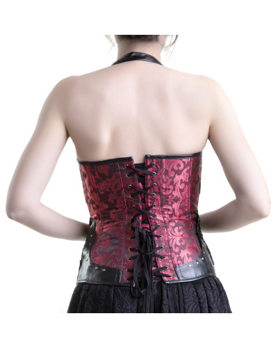 corset gris con tirantes