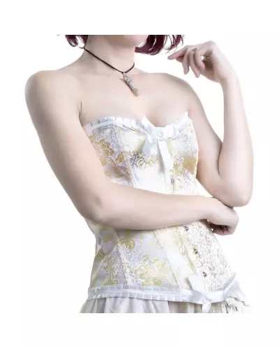 White and Golden Corset from Style Brand at €25.00