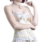 Corset Blanc et Doré