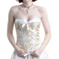 Corset Blanc et Doré