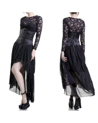 corset gris con tirantes