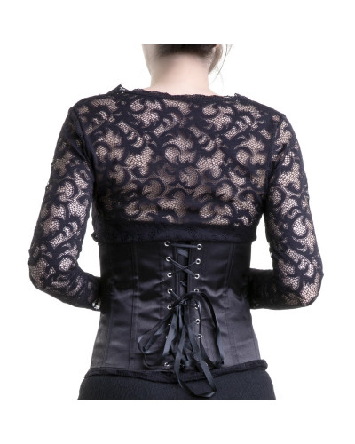 corset gris con tirantes