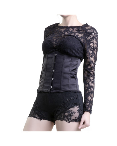 corset gris con tirantes