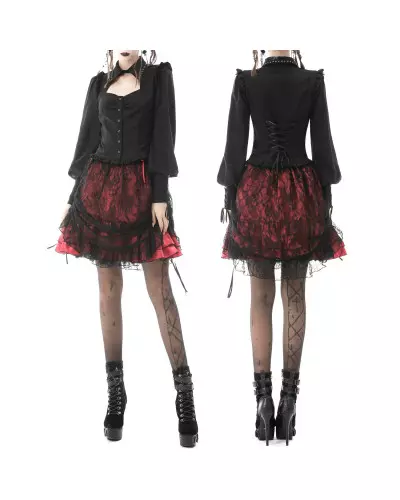 Black and Red Skirt from Dark in love Brand at €48.50