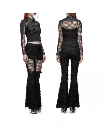 Leggings with Mesh from Punk Rave Brand at €41.50