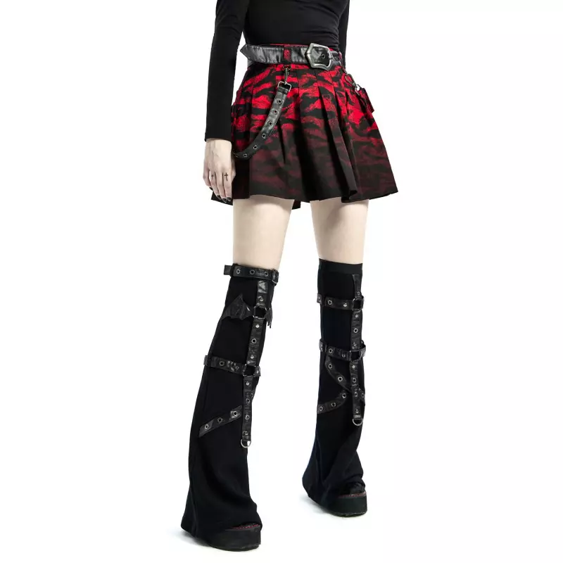 Black and Red Skirt from Punk Rave Brand at €60.00