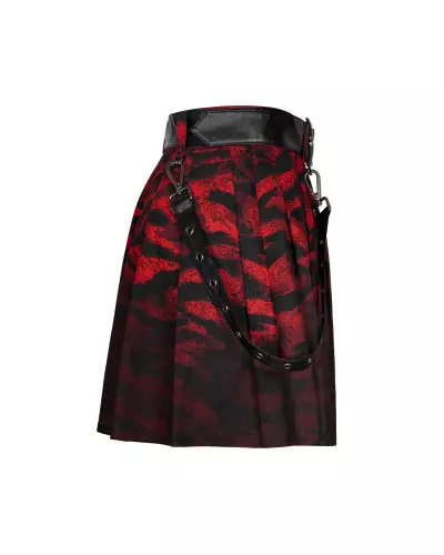 Black and Red Skirt from Punk Rave Brand at €60.00