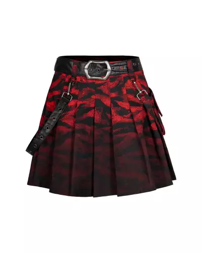 Black and Red Skirt from Punk Rave Brand at €60.00