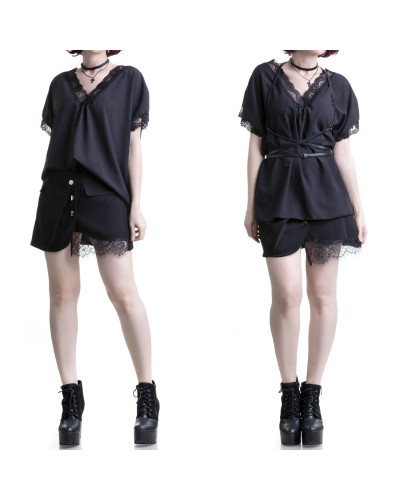camiseta negra