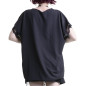 Wide T-Shirt with Lace