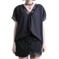Wide T-Shirt with Lace