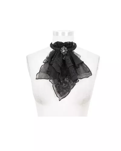 Black and Red Jabot from Devil Fashion Brand at €25.00