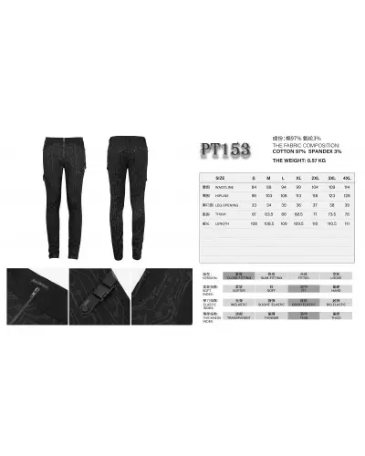 Hose mit Mustern für Männer der Devil Fashion-Marke für 76,50 €