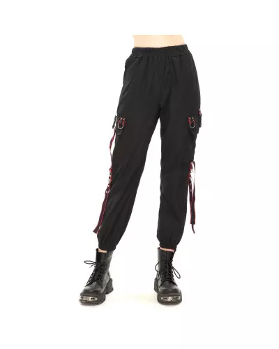 Schwarz-Rote Hose der Devil Fashion-Marke für 71,00 €
