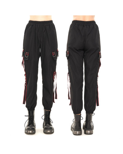 Pantalón Negro y Rojo