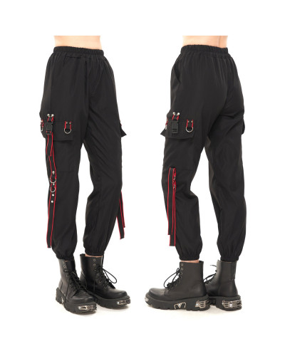 Pantalón Negro y Rojo