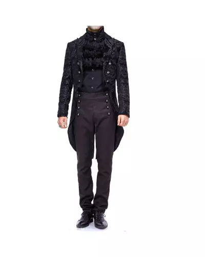 Camisa Negra con Chorreras para Hombre marca Devil Fashion a 66,50 €
