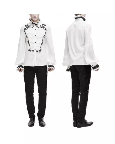 Camisa hombre cuadros negros y blancos - Gothic-Zone